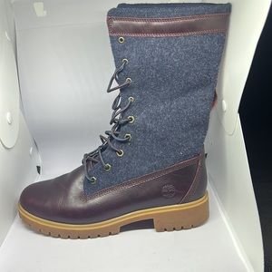 Timberland boots mahogany denim